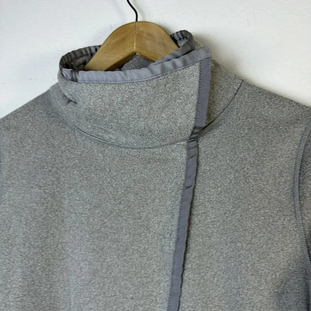 Ivivva Lululemon Fleece Jacket Girls 14 coat athletica athleisure gray snap